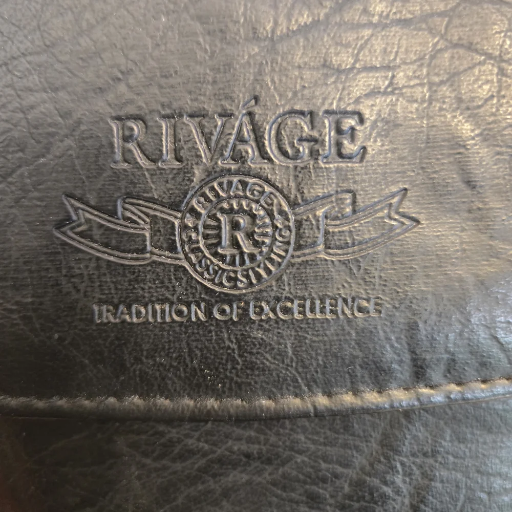 Vintage Black Ruvage Tradition Of Excellence Crossbody Wallet for Men Or Women
